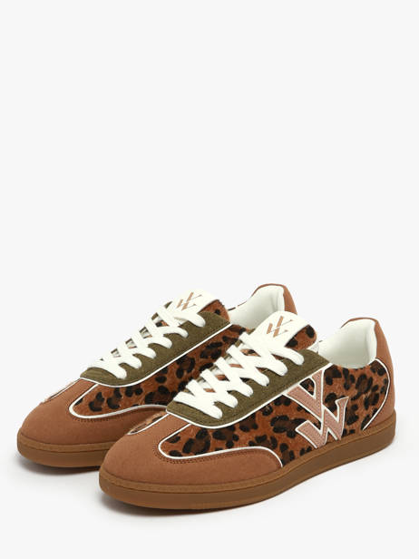 Sneakers Vanessa wu Brown women BK2806NR other view 1