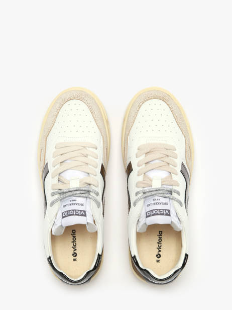 Sneakers In Leather Victoria White women 1257135 other view 3