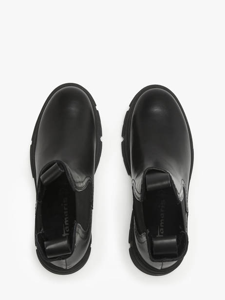 Chelsea Boots En Cuir Tamaris Noir women 41 vue secondaire 3