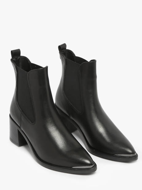 Bottines à Talon En Cuir Tamaris Noir women 45 vue secondaire 1