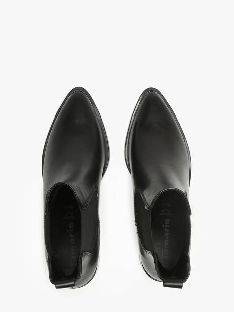 Bottines à Talon En Cuir Tamaris Noir women 45 vue secondaire 3