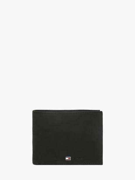 Portefeuille Cuir Tommy hilfiger Noir johnson AM00665 vue secondaire 1
