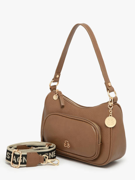 Sac Porté épaule Pocket Lulu castagnette Beige pocket ZAHYNA vue secondaire 2