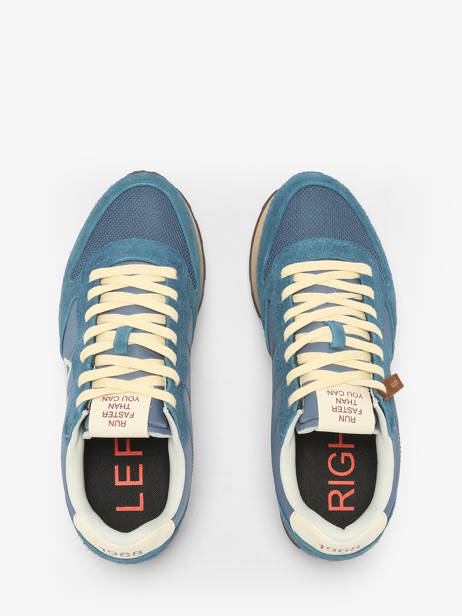 Sneakers En Cuir Sun68 Bleu men Z4510580 vue secondaire 3