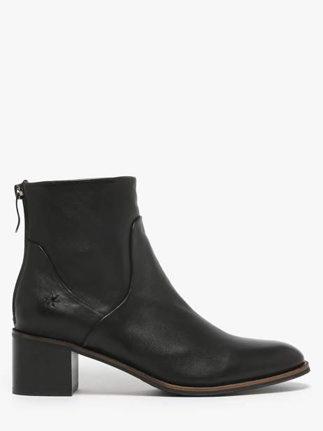 Bottines à Talon En Cuir Mam'zelle Noir women CSIUY50