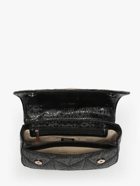 Sac Bandoulière Aldina Guess Noir aldina GG966320 vue secondaire 3