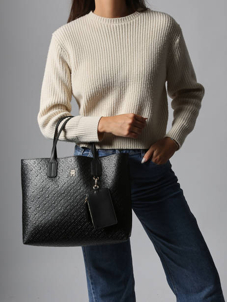 Sac Bandoulière Th Icon Tommy hilfiger Noir th icon AW17684 vue secondaire 1