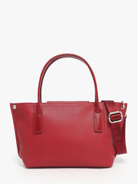 Sac Bandoulière Maya Cuir Lancaster Rouge maya 88 vue secondaire 4