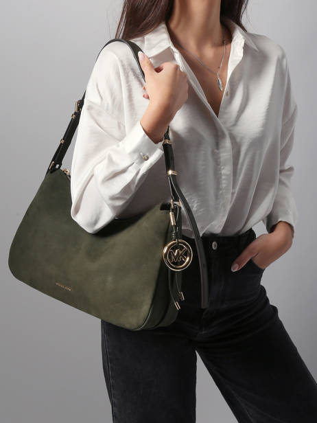 Sac Porté épaule Nolita Cuir Michael kors Vert nolita F5GY5M2L vue secondaire 1