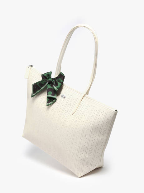 Sac Porté épaule L.12.12 Concept Seasonal Lacoste Blanc l.12.12 concept seasonal NF5133SJ vue secondaire 2