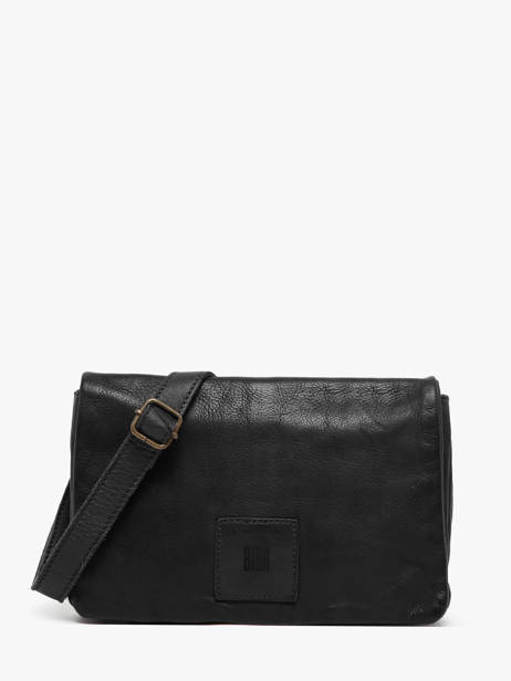 Sac Bandoulière Heritage Cuir Biba Noir heritage BT33