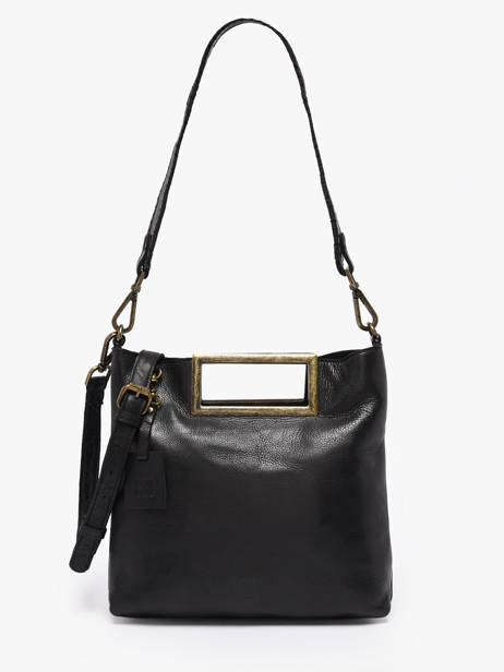 Sac Bandoulière Heritage Cuir Biba Noir heritage CAP3L