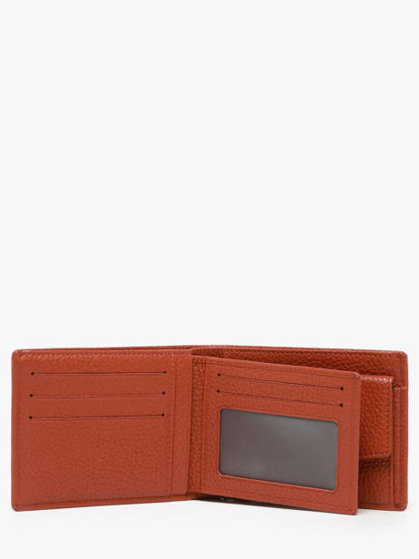 Portefeuille Cuir Yves renard Orange foulonne 2372 vue secondaire 1
