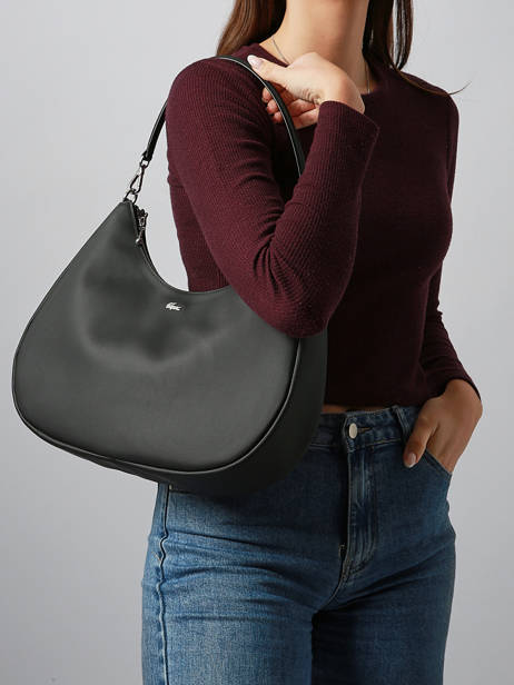 Sac Porté épaule Daily City Lacoste Noir daily city NF5125DZ vue secondaire 1