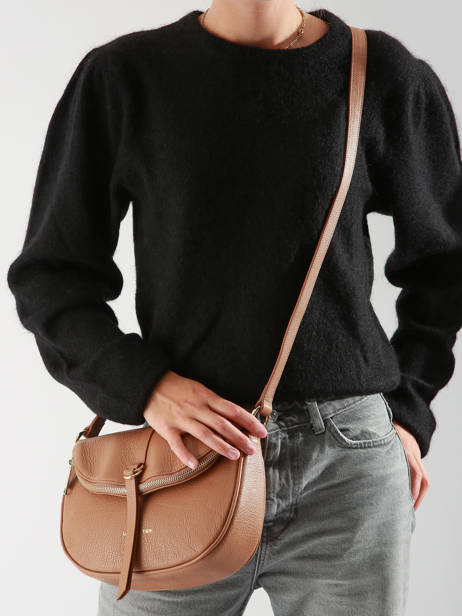 Sac Bandoulière Dune Gaia Cuir Lancaster Marron dune gaia 102 vue secondaire 1