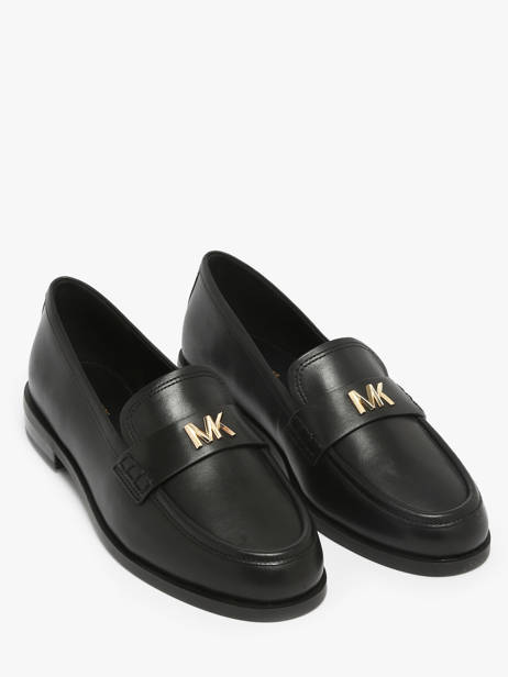 Mocassins En Cuir Michael kors Noir women XFP1L001 vue secondaire 1