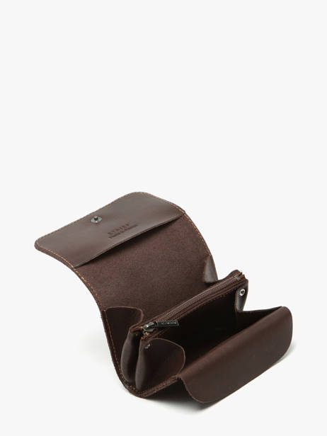 Porte-monnaie Oil Cuir Etrier Marron oil EOIL650 vue secondaire 1