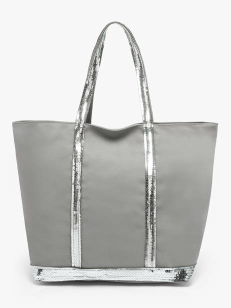 Le Cabas L Zippé Paillettes Vanessa bruno Gris cabas 1V40409