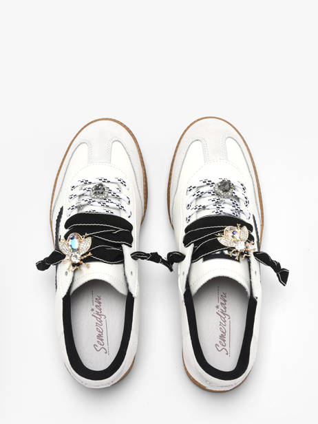 Sneakers Emily En Cuir Semerdjian Blanc women EMILY118 vue secondaire 3