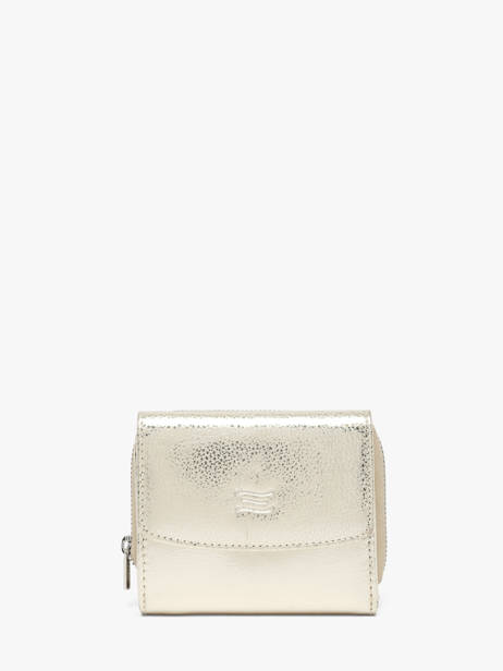 Portefeuille Caviar Cuir Crinkles Or caviar 14201