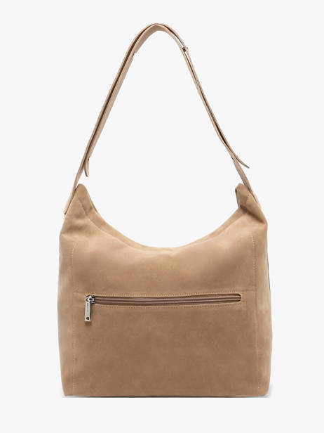 Sac Porté épaule Suèdine Kba Lancaster Beige suedine kba 62 vue secondaire 4