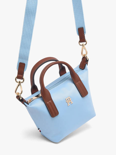 Sac Bandoulière Popette Nylon Tommy hilfiger Bleu popette AW18368 vue secondaire 2