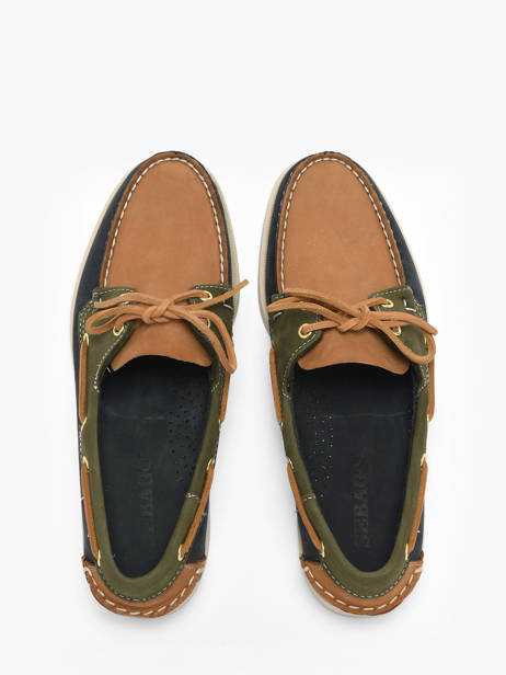 Chaussures Bateau En Cuir Sebago Multicolore men 7111M2W vue secondaire 4