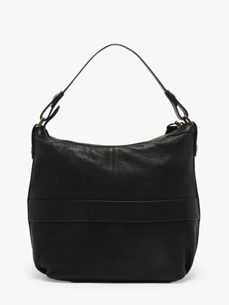 Sac Porté épaule Nomade Cuir Gerard darel Noir midday B402 vue secondaire 4