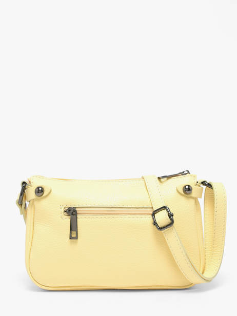 Sac Bandoulière Caviar Cuir Milano Jaune caviar G1421N vue secondaire 3