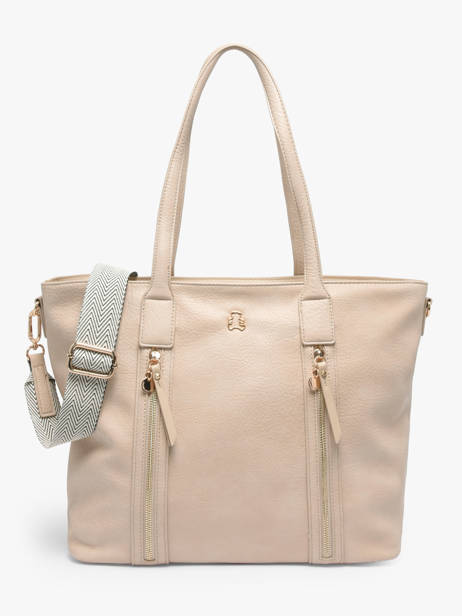 Sac Porté épaule Zip Lulu castagnette Beige zip ALBIN