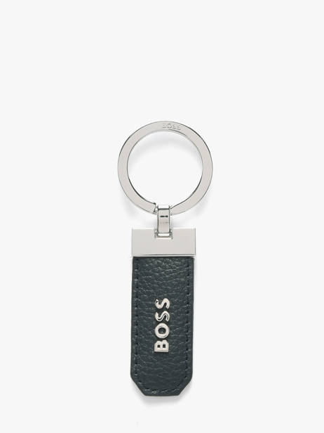 Porte-clefs Cuir Hugo boss Bleu grained HAK416N