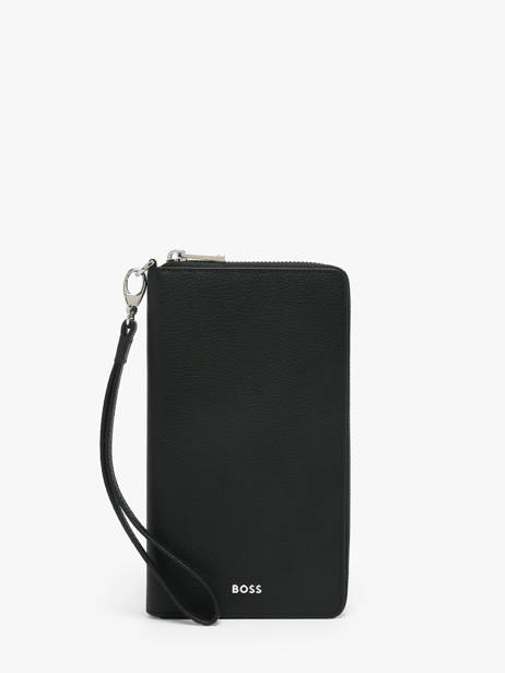 Pochette Homme Hugo boss Noir grained HLL518A