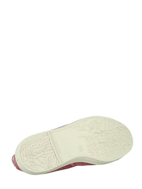 Sneakers Natural world Rose accessoires 102E vue secondaire 3