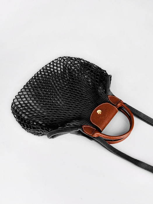 Longchamp Le pliage filet Hobo bag Black