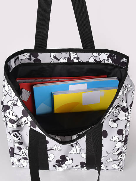Sac Shopping A4 Mickey Mouse Mickey and minnie mouse Gris fashion 2033 vue secondaire 3