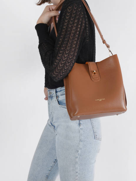 Sac Bandoulière Foulonne Double Lancaster Marron foulonne double 44 vue secondaire 1